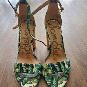 High heeled, open toe Sam Edelman shoes